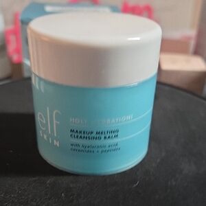 ELF Holy Hydration Makeup Melting Cleansing Balm - Blue and White